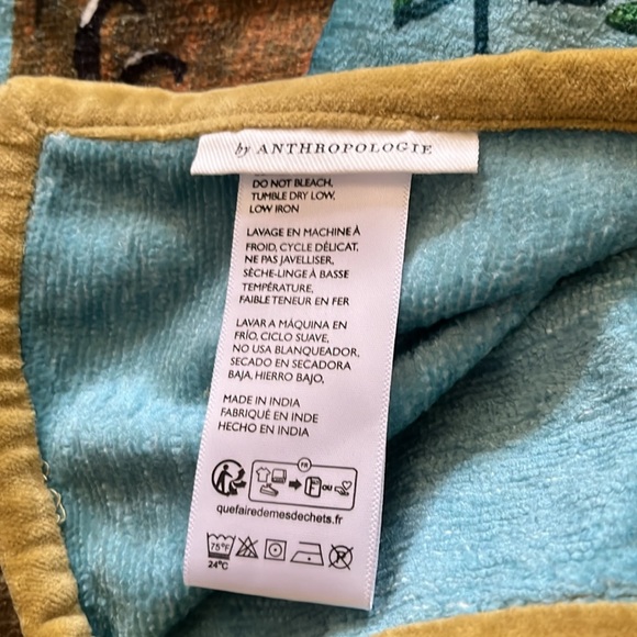 Price is Firm🕊️ NWT Anthro Nathalie Lete Bird Throw Blanket - Picture 11 of 16